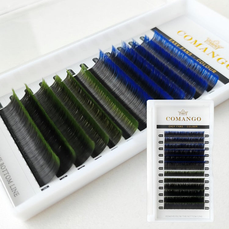 Two-color Easy Fans Lash Extensions