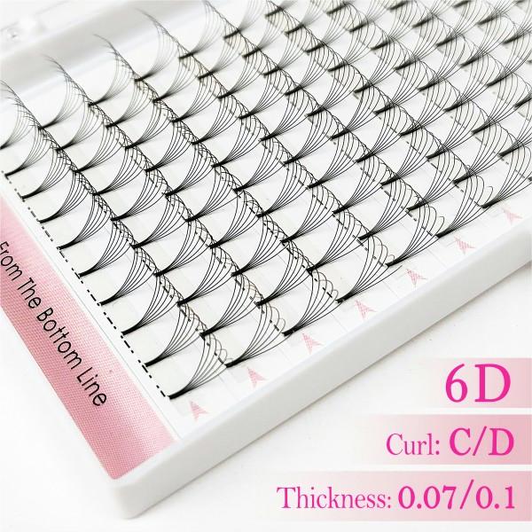 6D Short Stem Premade Volume Fans