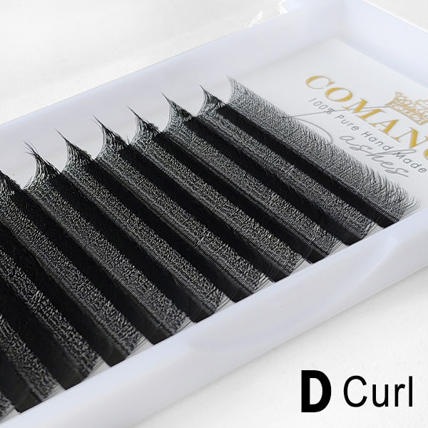 3D-W Shape Lashes Extension Premade Fans 0.07
