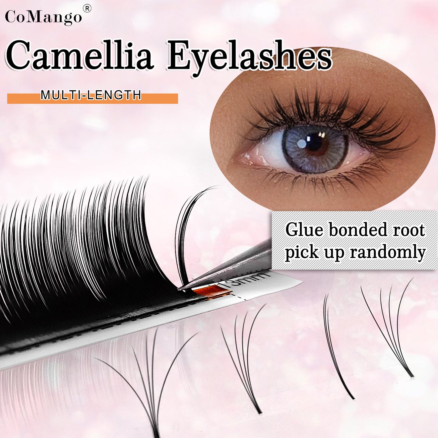 Premium Camellia Lash Extensions 0.07