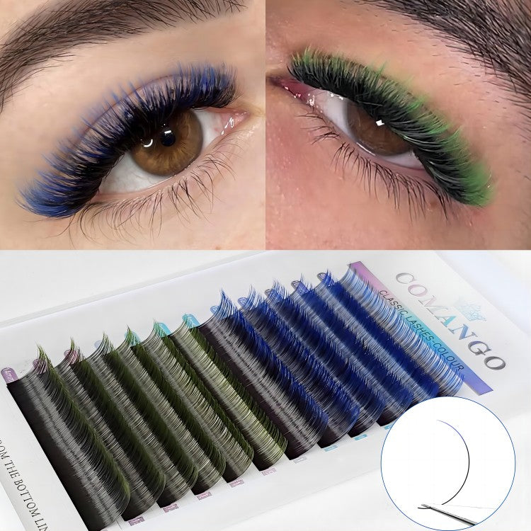 Two-color Classic Lashes Extensions