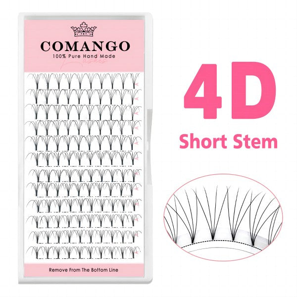 4D Short Stem Premade Volume Fans