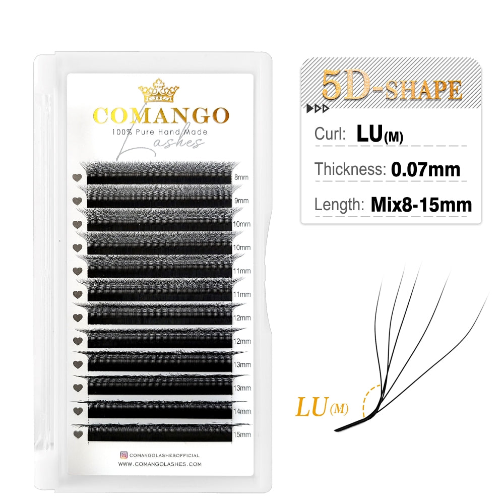 5D-W Shape Lashes Extension Premade Fans