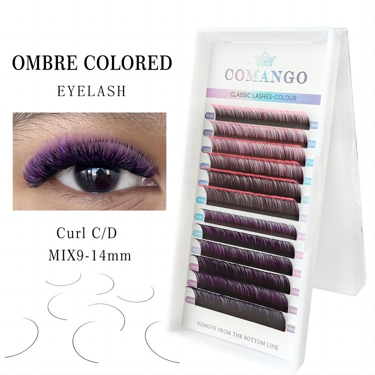 Two-color Classic Lashes Extensions