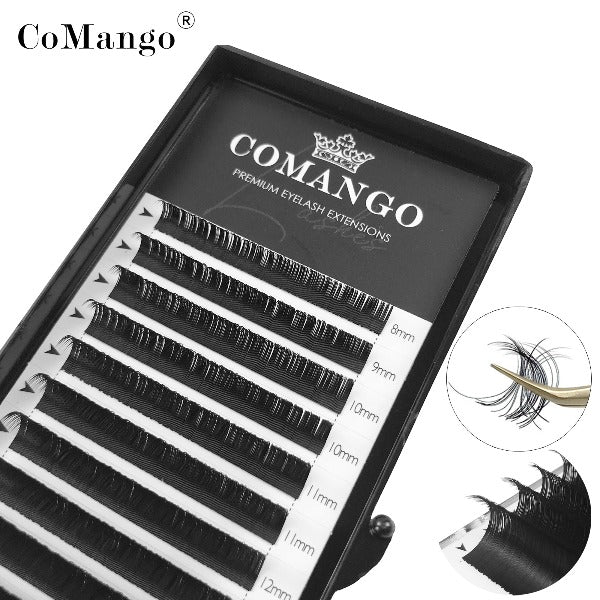 0.05 Volume Lashes Extensions Matte Black