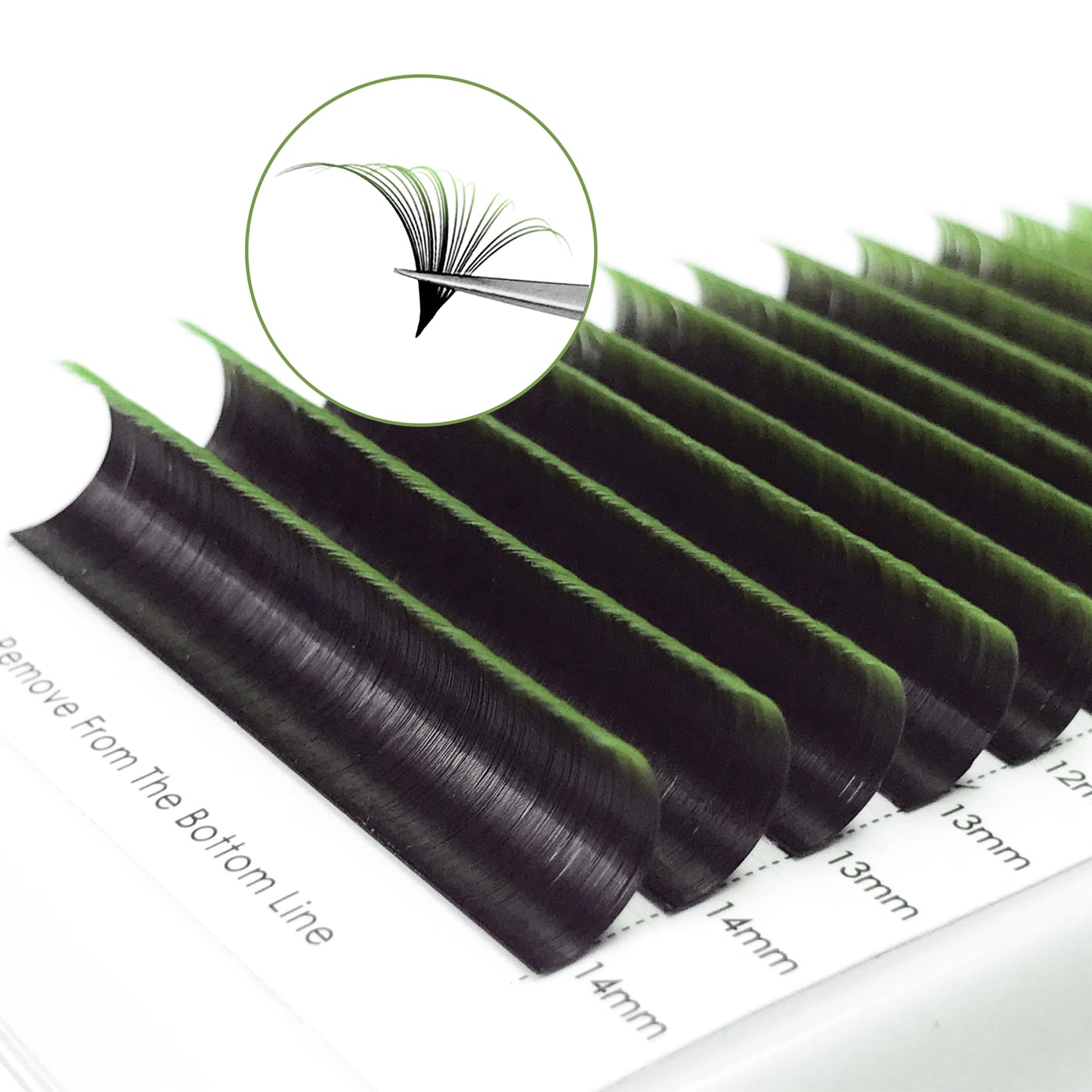 Easy Fans Ombre Colored Lash Extensions