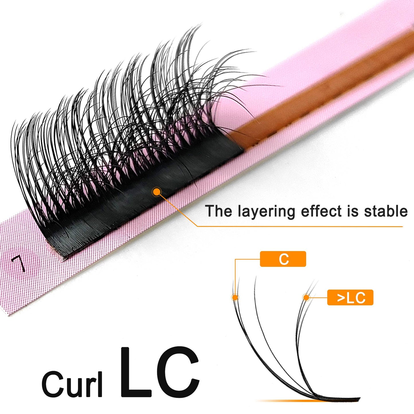 Multi-layer 3D Fluffy Camellia Lash Extensions 0.07