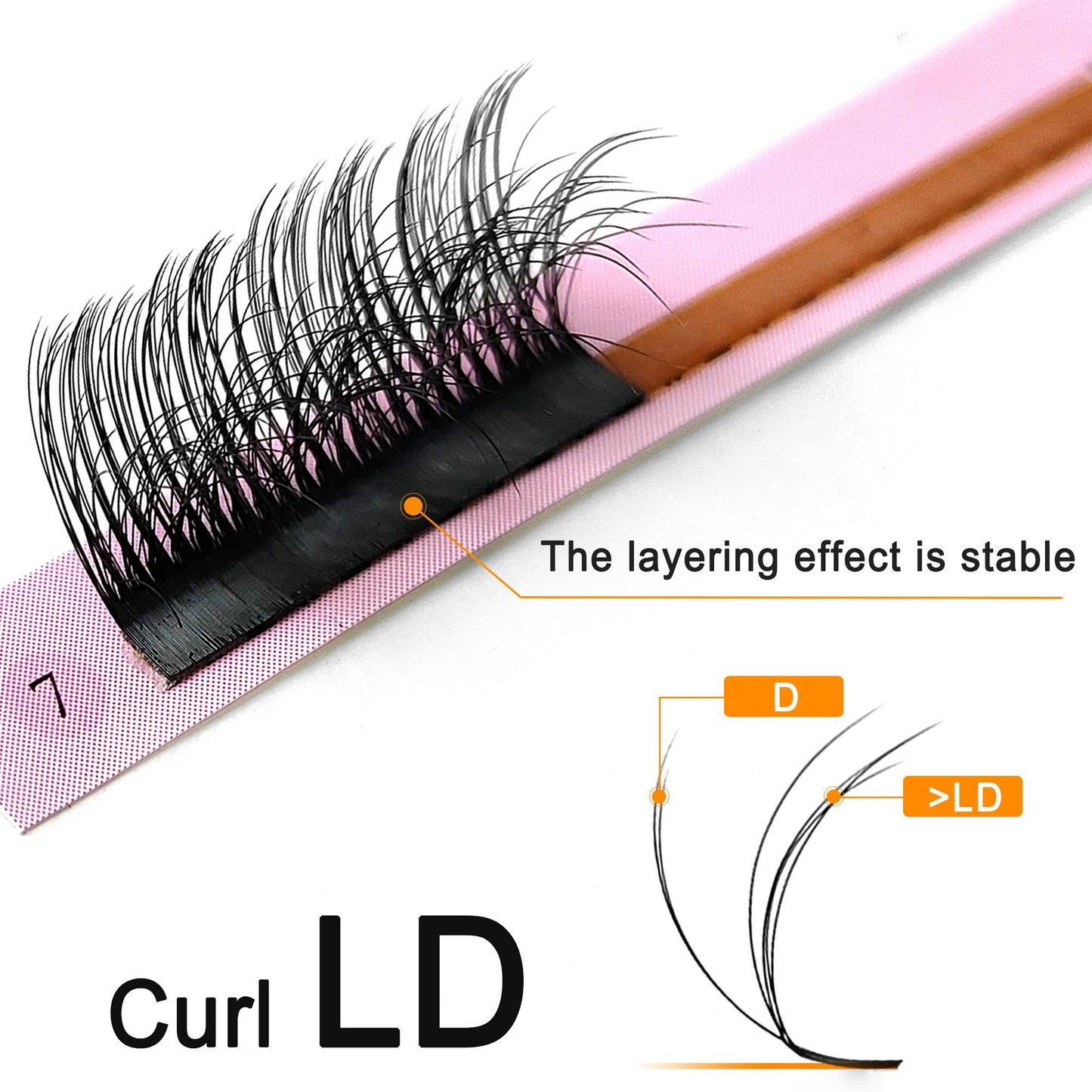 Multi-layer 3D Fluffy Camellia Lash Extensions 0.07