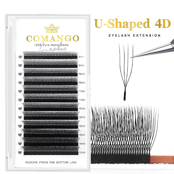 4U Lash Extensins U-Shape 4D Lashes