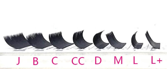 Understanding Lash Extension Curl Types