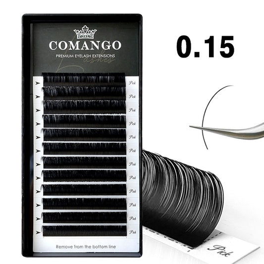 0.15 Classic Lashes Extensions Matte Black