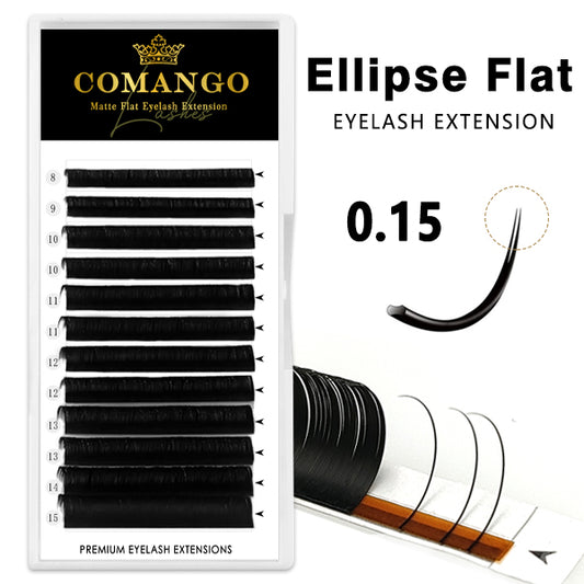 0.15 Ellipse Flat Lashes Extensions