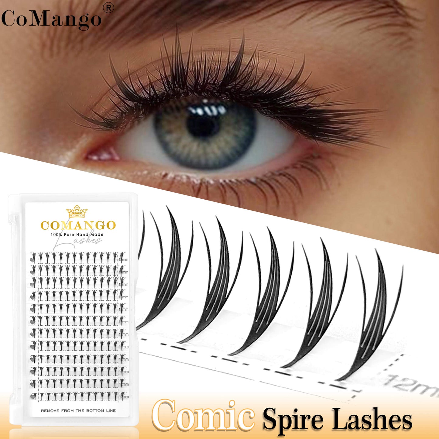 Extensions de cils Spire Anime 0,07