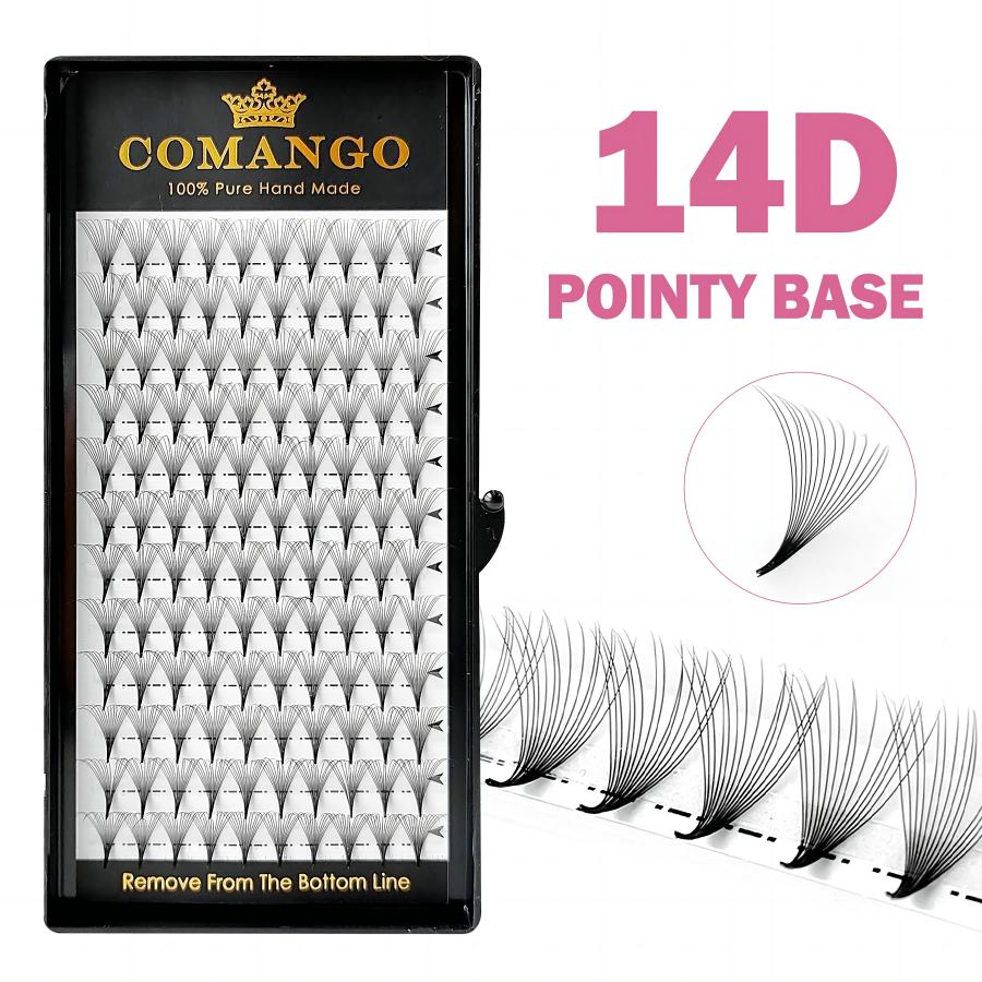 12D 14D 16D Premade Volume Fans Pointy Base | CoMango