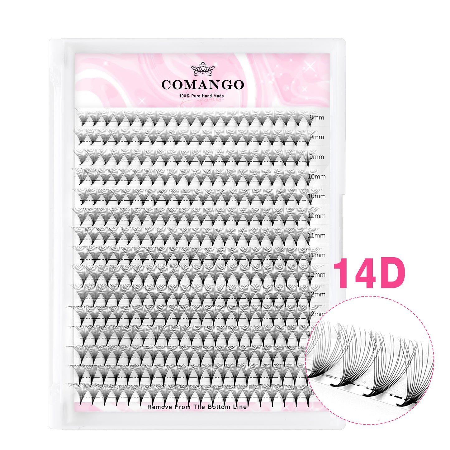 300 Fans Premade Volume Fans Pointy Base 0.05