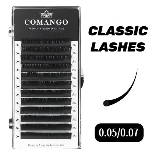 Classic Individual Lashes Extensions 0.05/0.07 | CoMango