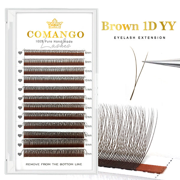Brown 1DYY (2DY) Natural Lash Extensions