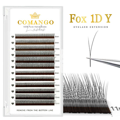 Fox 1D Y Shaped Lash Extensions 0.07
