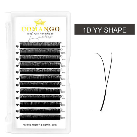 Single Tip 1D YY Shape Lashes Extensions