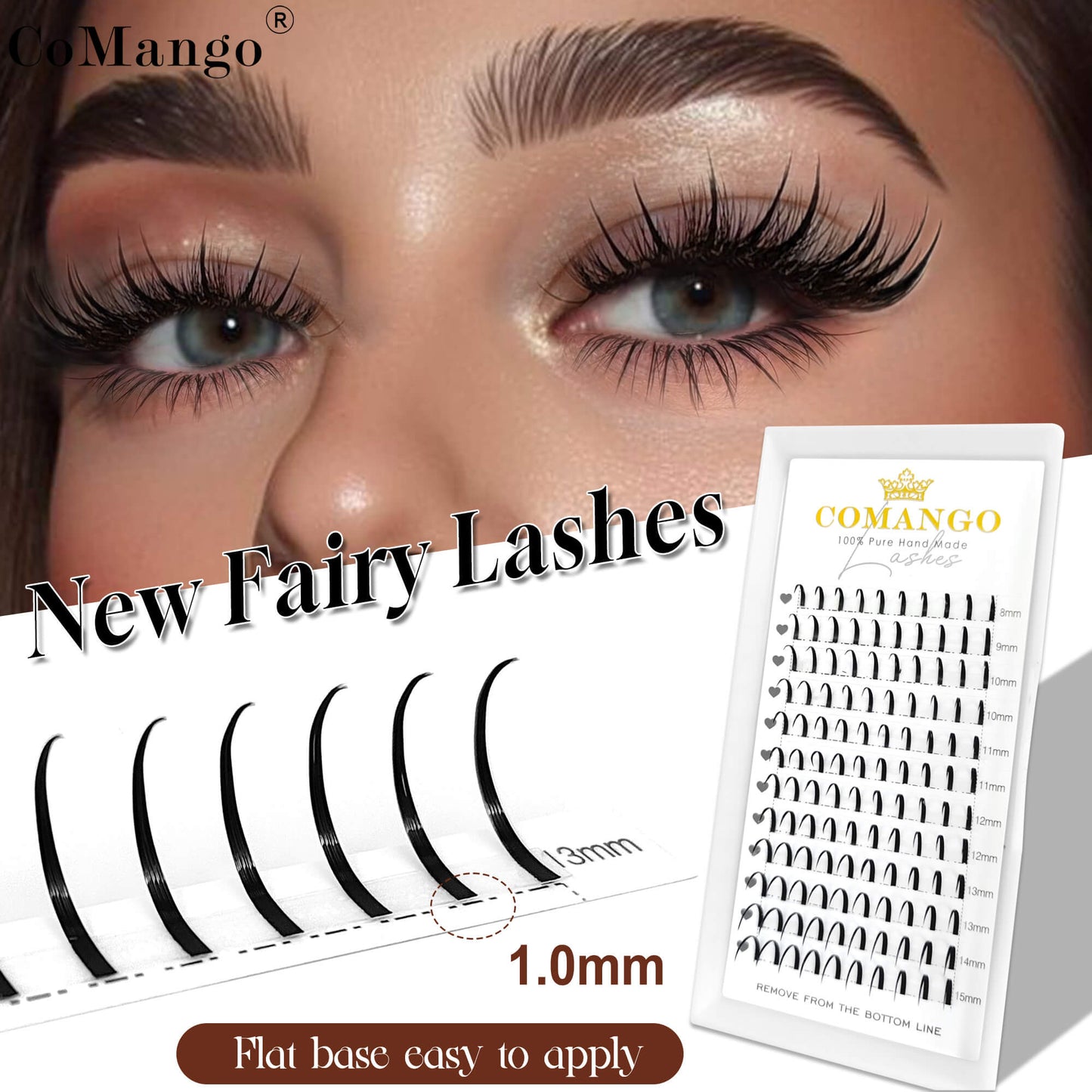 Spikes Fairy Lashes Extensions Wet Look & Anime