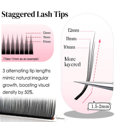 3D/5D/6D Flower Fairy Lash Extensions