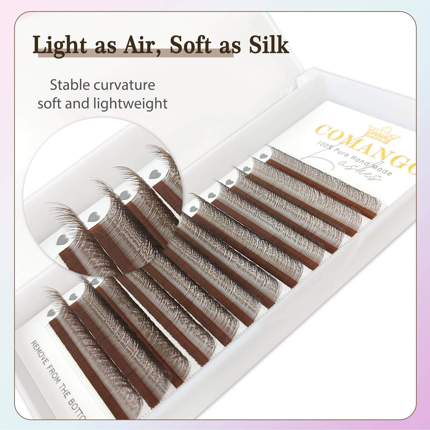 Brown 1DYY (2DY) Natural Lash Extensions