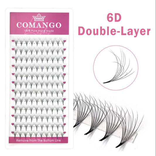 6D Double-Layer Fluffy Premade Volume Fans 0.07