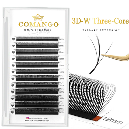 3D-W Three-Core Triple Tips Lash Extensions 0.07