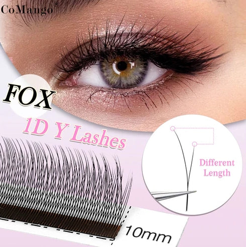 Fox 1D Y Shaped Lash Extensions 0.07