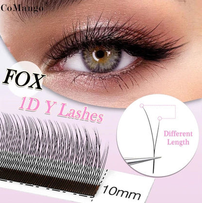 Fox 1D Y Shaped Lash Extensions 0.07
