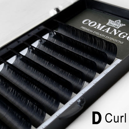 0.07 Volume Lashes Extensions Matte Black