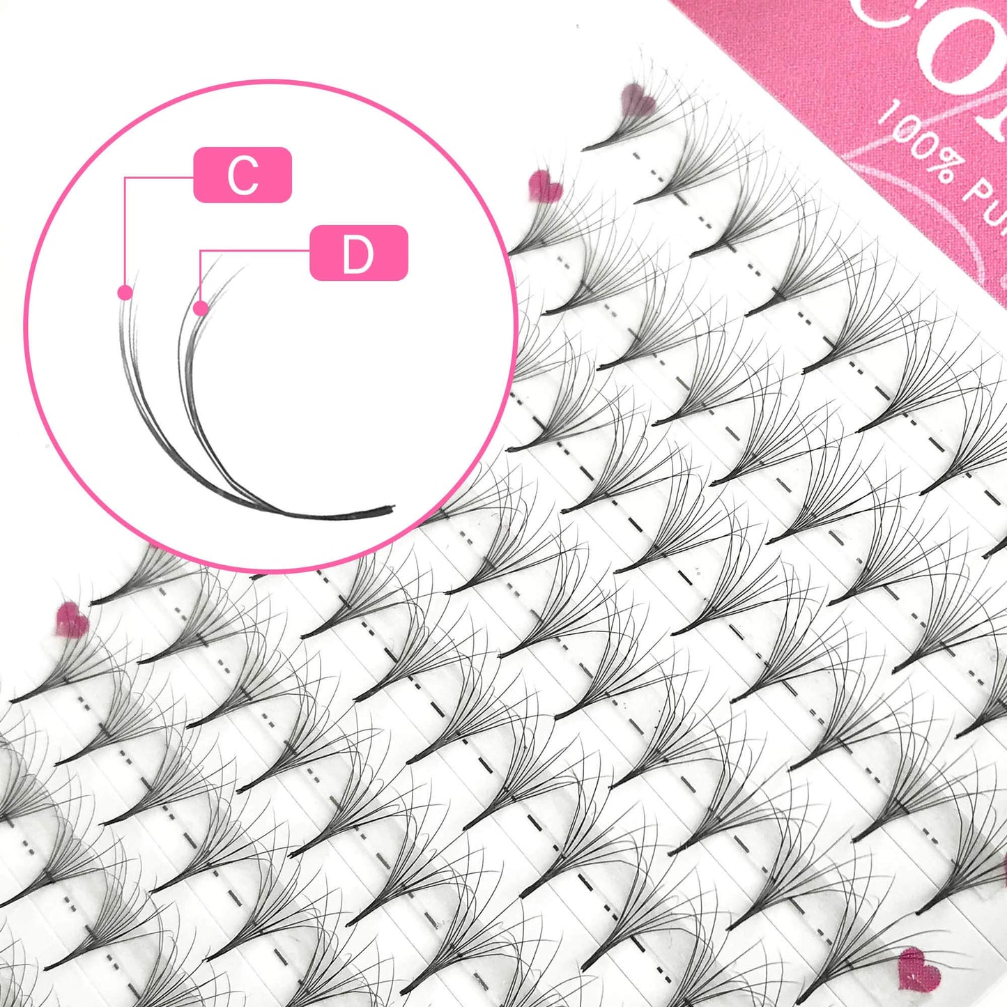 6D Double-Layer Fluffy Premade Volume Fans