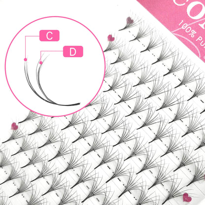 6D Double-Layer Fluffy Premade Volume Fans