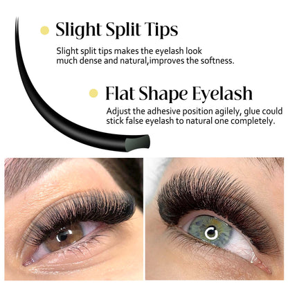 0.15 Ellipse Flat Lashes Extensions