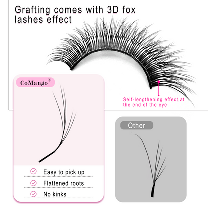 5D Fox YY Shape Lash Extensions 0.07