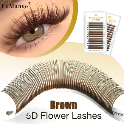 Brown 5D Flower Fairy Spikes Lash Extensions