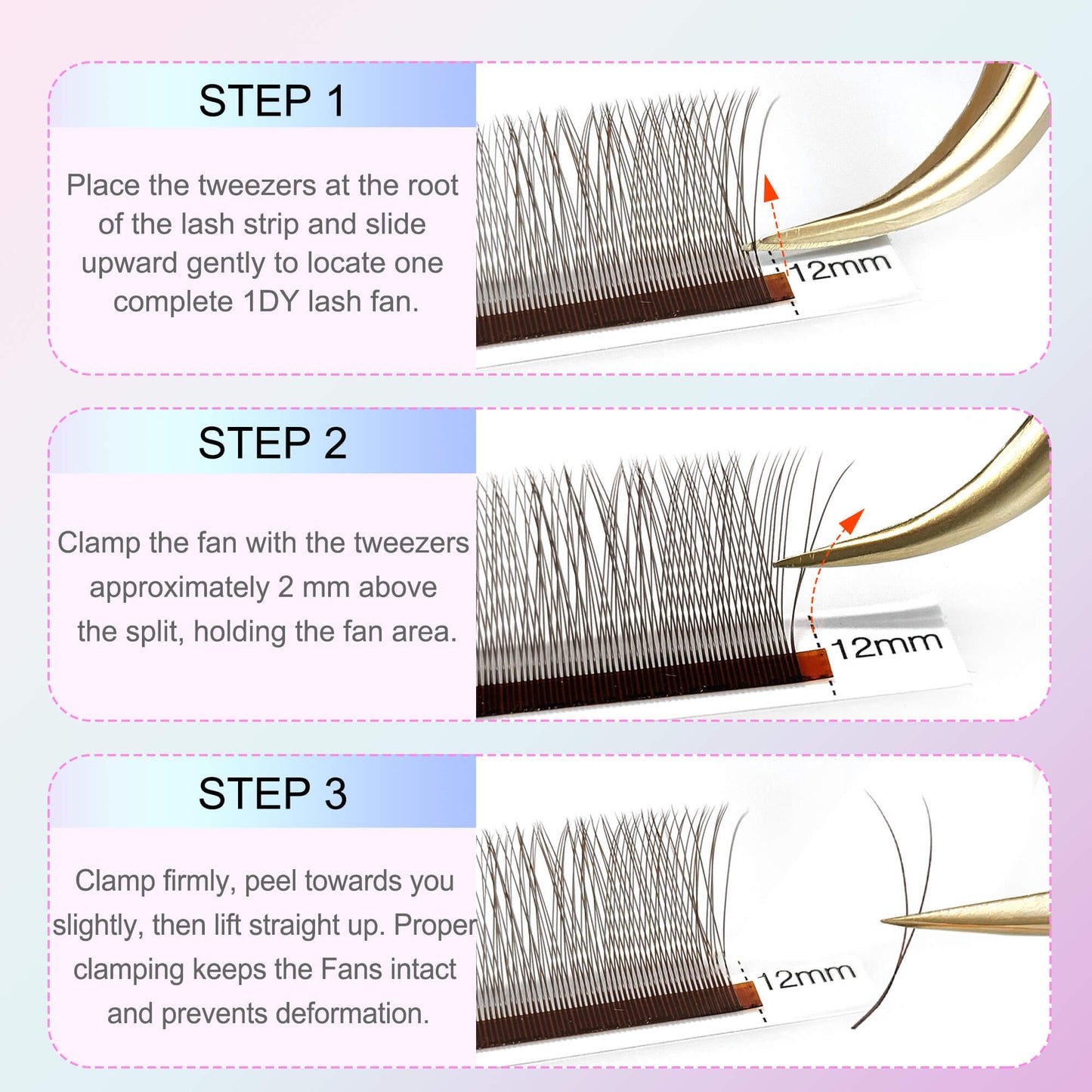 Brown 1DYY (2DY) Natural Lash Extensions