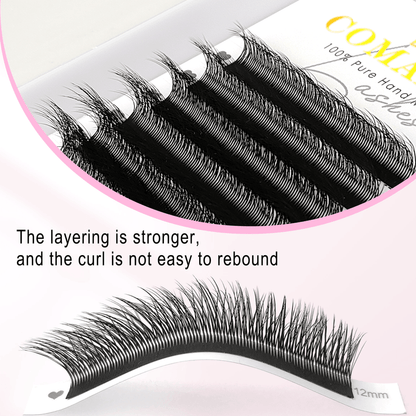 Extensions de cils Fox 5D forme YY 0,07
