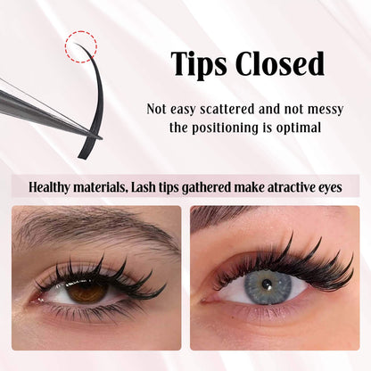 Wet Lash Extensions Anime Lashes