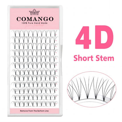 4D Short Stem Premade Volume Fans | CoMango
