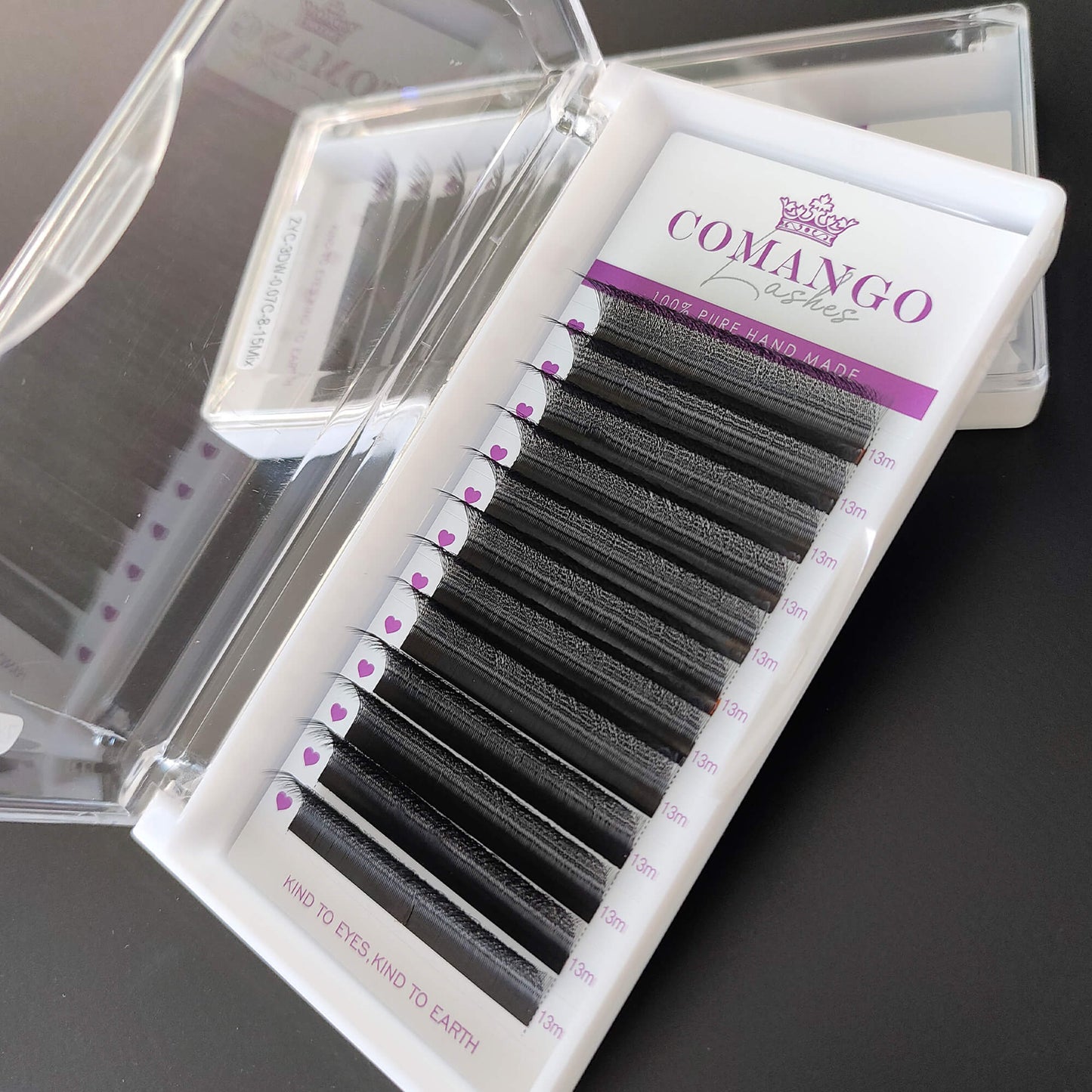 Narrow 3D Technical Fibers Eyelash Extensions
