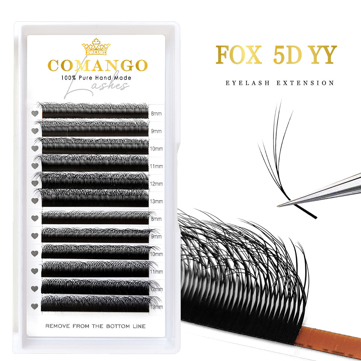 Fox 5D YY Shape Lash Extensions 0.07
