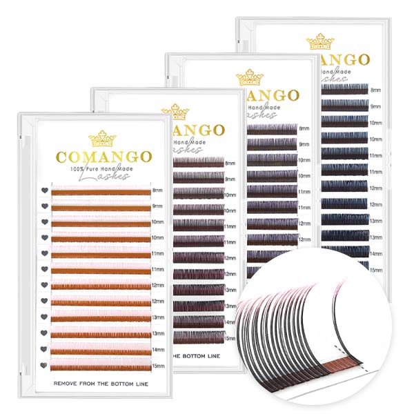 Ombre Colored 5D Flower Fairy Spike Lash Extensions