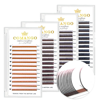 Ombre Colored 5D Flower Fairy Wispy Lash Extensions