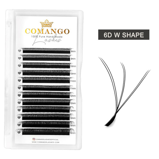 6D-W Shape Lash Double 3D-W Lashes Extension