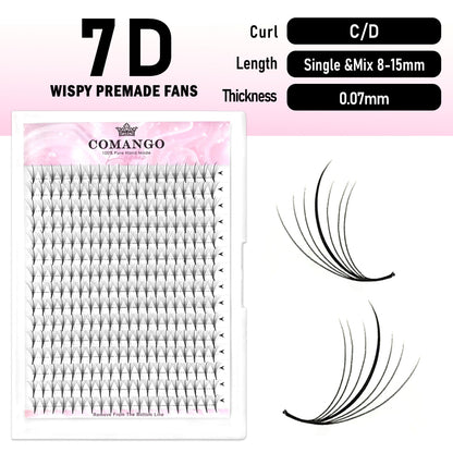 300 Fans-5D 7D 9D Premade Wispy Fans Lash Extensions