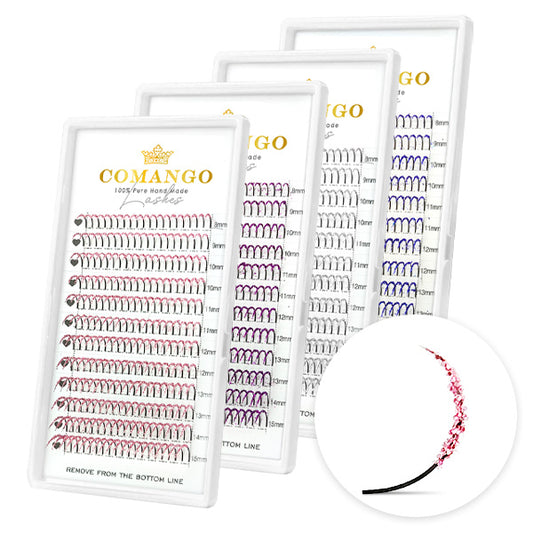 Color Glitter Spikes Lash Extension For Halloween Christmas Cosplay Party