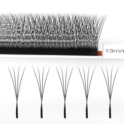 Narrow 4D Technical Fibers Eyelash Extensions