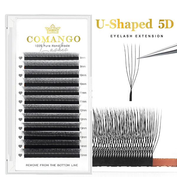 5U Lash Extensins U-Shape 5D Lashes
