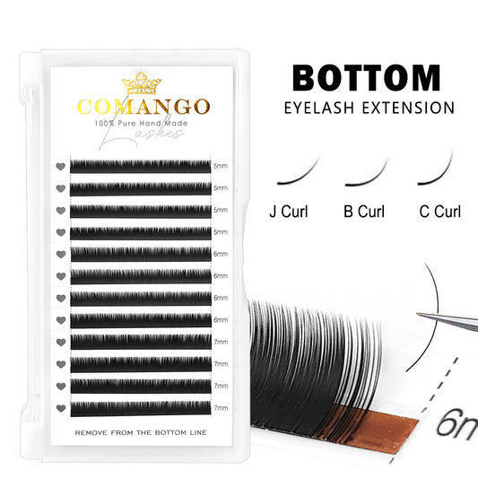 Bottom Lashes Extensions | Mix5-7mm